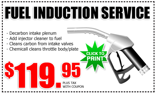 Fuel Induction Service Special, San Diego County, California