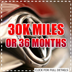 scheduled maintenance, 30000 miles, toyota, service, specials, california, national city