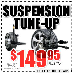 suspension, alignment, san diego county toyota, service, specials, california, national city