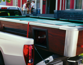 2012 Chevy Colorado Loaded Bed with Pool Table at Wilsonville Chevrolet near Portland, Oregon