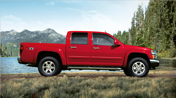 2012 Colorado Crew Cab 4x4 Z71 in Victory Red with available dealer-installed Chevrolet Accessories 2012 Colorado Crew Cab 4x4 Z71