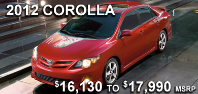 2012 Toyota Corolla at Frank Toyota serving National City, California, San Diego, Kearny Mesa, Chula Vista, El Cajon