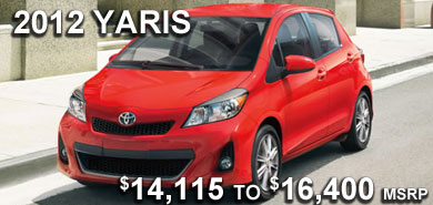 2012 Toyota Yaris at Frank Toyota serving National City, California, San Diego, Kearny Mesa, Chula Vista, El Cajon