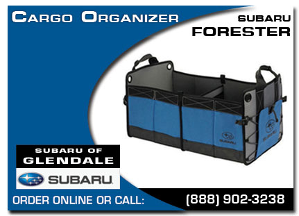 Los Angeles, subaru, cargo organizer, forester, accessories, parts, specials