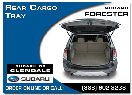 Los Angeles, subaru, rear cargo tray, forester, accessories, parts, specials