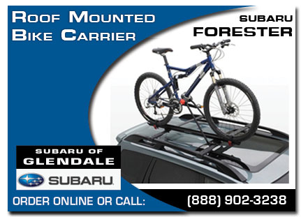 Los Angeles, subaru, bike carrier, roof mounted, forester, accessories, parts, specials