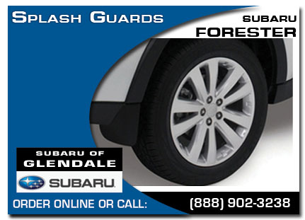 Los Angeles, subaru, splash guards, forester, accessories, parts, specials