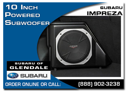 Los Angeles, subaru, subwoofer, 10 inch, impreza, accessories, parts, specials