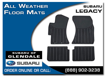 Los Angeles, subaru, all weather floor mats, legacy, accessories, parts, specials