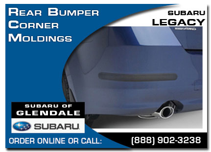 Los Angeles, subaru, bumper corner moldings, legacy, accessories, parts, specials