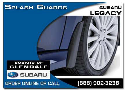 Los Angeles, subaru, splash guards, legacy, accessories, parts, specials