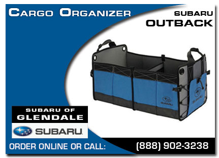 Los Angeles, subaru, cargo organizer, outback, accessories, parts, specials