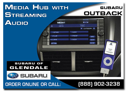 Los Angeles, subaru, media hub, straming audio , outback, accessories, parts, specials