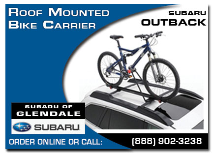 Los Angeles, subaru, bike carrier, roof mounted, outback, accessories, parts, specials