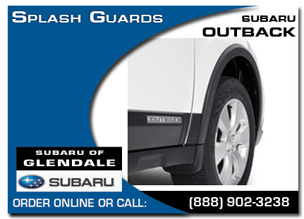 Los Angeles, subaru, splash guards, outback, accessories, parts, specials