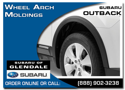 Los Angeles, subaru, wheel moldings, outback, accessories, parts, specials