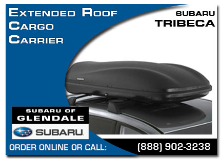 Los Angeles, subaru, roof cargo carrier, extended, tribeca, accessories, parts, specials