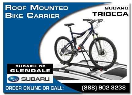 Los Angeles, subaru, bike carrier, roof mounted, tribeca, accessories, parts, specials