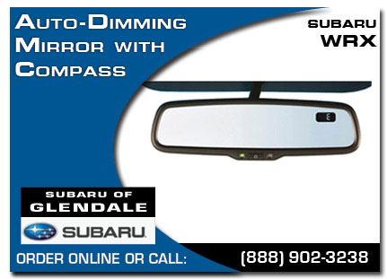 Los Angeles, subaru, auto-dimming mirror, compass, wrx / sti, accessories, parts, specials