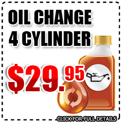Los Angeles Oil Change, 4-Cylinder Subaru Service Discount Coupon Special