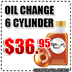 Los Angeles Oil Change, 6-Cylinder Subaru Service Discount Coupon Special