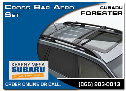 Kearny Mesa, subaru, cross bar aero set, forester, accessories, parts, specials