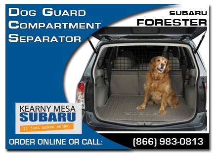Kearny Mesa, subaru, dog guard, compartment separator, forester, accessories, parts, specials