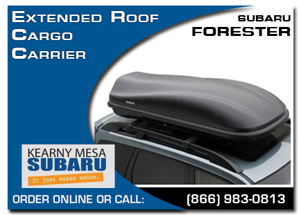 Kearny Mesa, subaru, roof cargo carrier, extended, forester, accessories, parts, specials