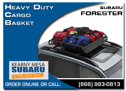 Kearny Mesa, subaru, heavy duty, cargo basket, forester, accessories, parts, specials