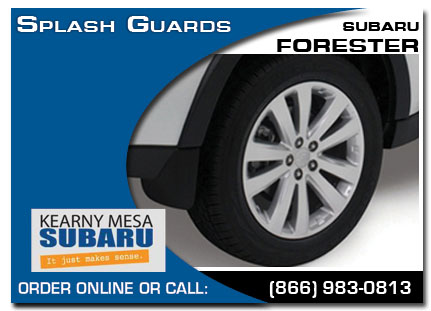 Kearny Mesa, subaru, splash guards, forester, accessories, parts, specials