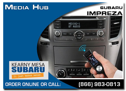 Kearny Mesa, subaru, media hub, impreza, accessories, parts, specials