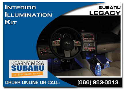 Kearny Mesa, subaru, interior illumination kit , legacy, accessories, parts, specials