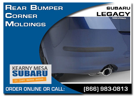 Kearny Mesa, subaru, bumper corner moldings, legacy, accessories, parts, specials