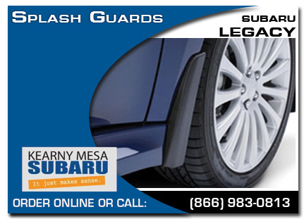 Kearny Mesa, subaru, splash guards, legacy, accessories, parts, specials