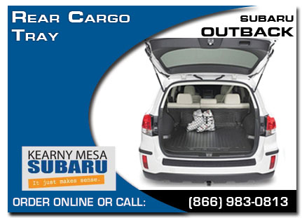 Kearny Mesa, subaru, rear cargo tray, outback, accessories, parts, specials