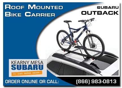 Kearny Mesa, subaru, bike carrier, roof mounted, outback, accessories, parts, specials