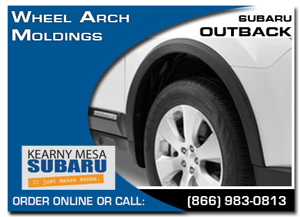 Kearny Mesa, subaru, wheel moldings, outback, accessories, parts, specials
