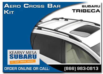 Kearny Mesa, subaru, cross bar aero set, tribeca, accessories, parts, specials