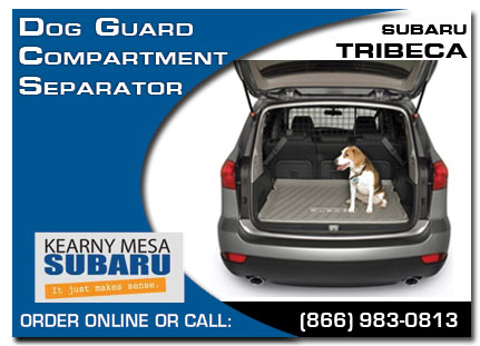 Kearny Mesa, subaru, dog guard, compartment separator, tribeca, accessories, parts, specials