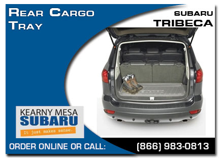 Kearny Mesa, subaru, cargo tray, rear, tribeca, accessories, parts, specials