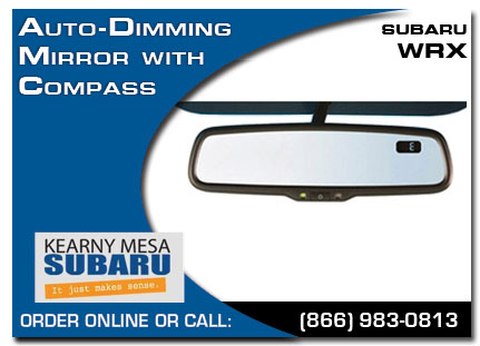 Kearny Mesa, subaru, auto-dimming mirror, compass, wrx / sti, accessories, parts, specials