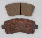 Aftermarket Brake Pads after Salt Spray