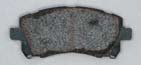Genuine Subaru Brake Pads at 300 degrees Temperature