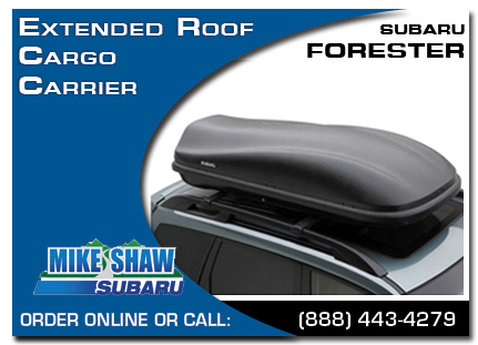 Denver, subaru, roof cargo carrier, extended, forester, accessories, parts, specials