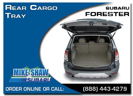 Denver, subaru, rear cargo tray, forester, accessories, parts, specials