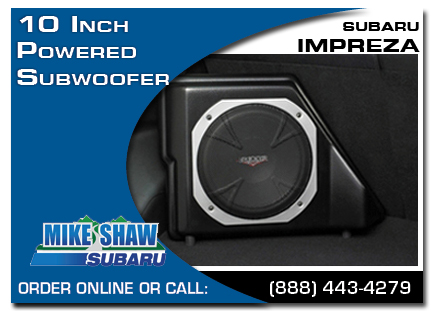 Denver, subaru, subwoofer, 10 inch, impreza, accessories, parts, specials