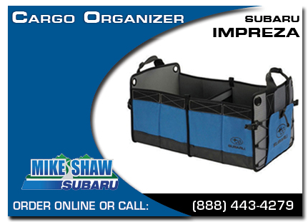 Denver, subaru, cargo organizer, impreza, accessories, parts, specials