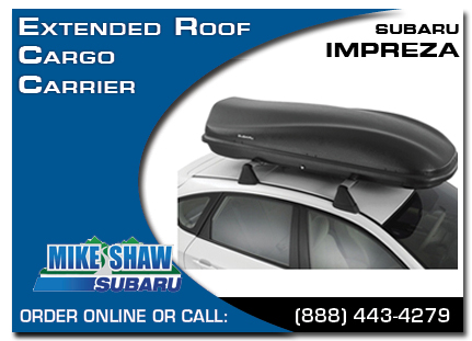 Denver, subaru, roof cargo carrier, extended, impreza, accessories, parts, specials