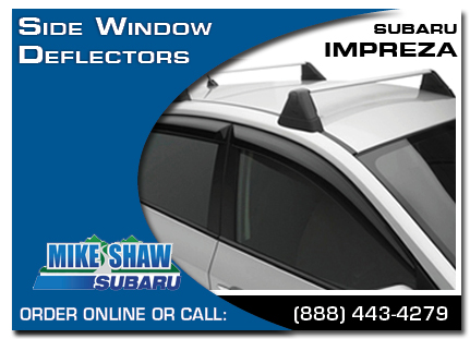 Denver, subaru, side window deflectors, impreza, accessories, parts, specials