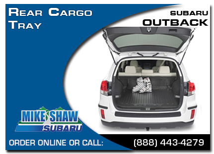 Denver, subaru, rear cargo tray, outback, accessories, parts, specials